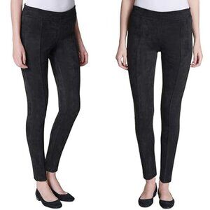 Andrew Marc Faux Suede Leggings Pants Black Size S